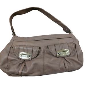 Authentic B MAKOWSKY Leather Shoulder Satchel